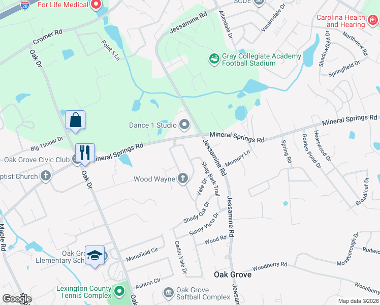 map of restaurants, bars, coffee shops, grocery stores, and more near 309 Duchess Trail in Lexington