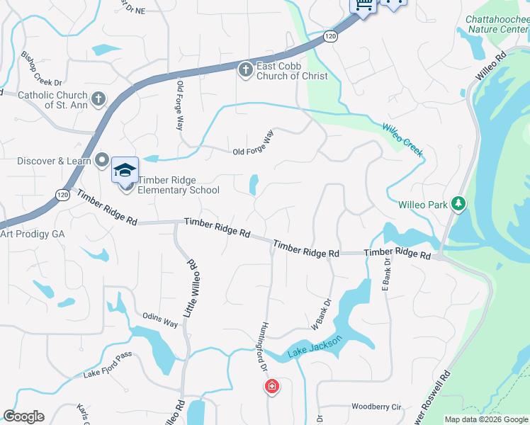 map of restaurants, bars, coffee shops, grocery stores, and more near 1806 Baldwin Farms Drive in Marietta