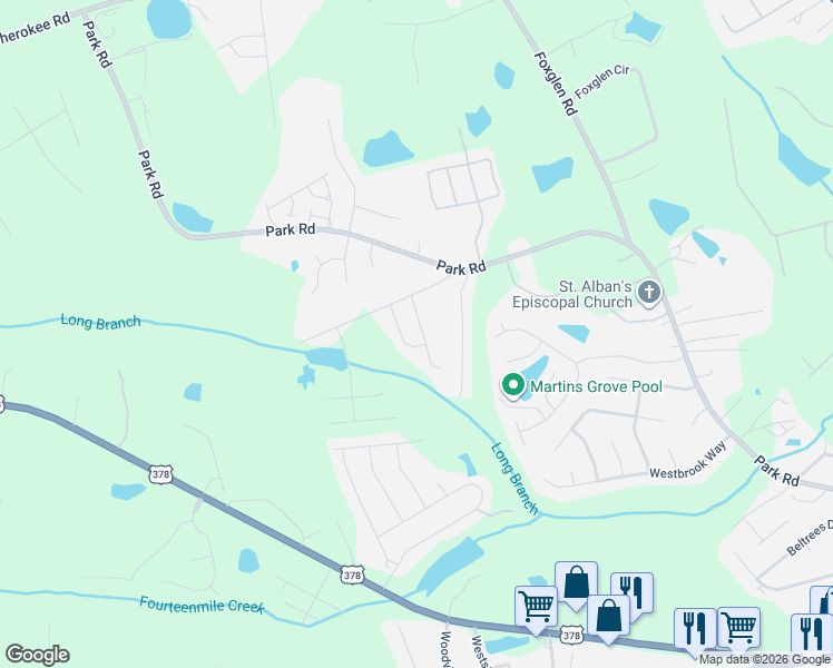map of restaurants, bars, coffee shops, grocery stores, and more near 137 Autumn Stroll Court in Lexington
