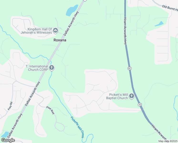 map of restaurants, bars, coffee shops, grocery stores, and more near 663 Wood Point Way in Dallas