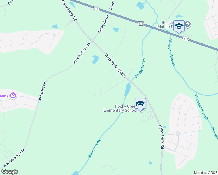 map of restaurants, bars, coffee shops, grocery stores, and more near 304 Calks Ferry Road in Lexington