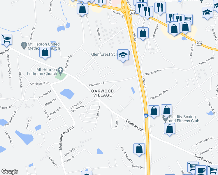 map of restaurants, bars, coffee shops, grocery stores, and more near 133 Brewers Oak lane in West Columbia