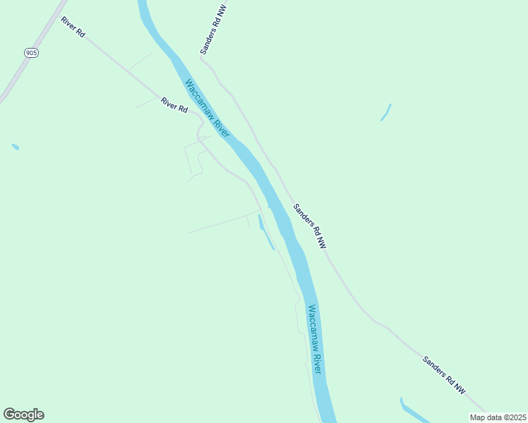 map of restaurants, bars, coffee shops, grocery stores, and more near 1053 River Road in Tabor City