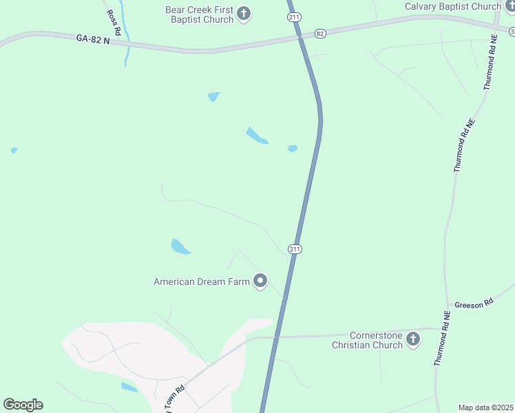 map of restaurants, bars, coffee shops, grocery stores, and more near 1837 Parker Drive in Statham