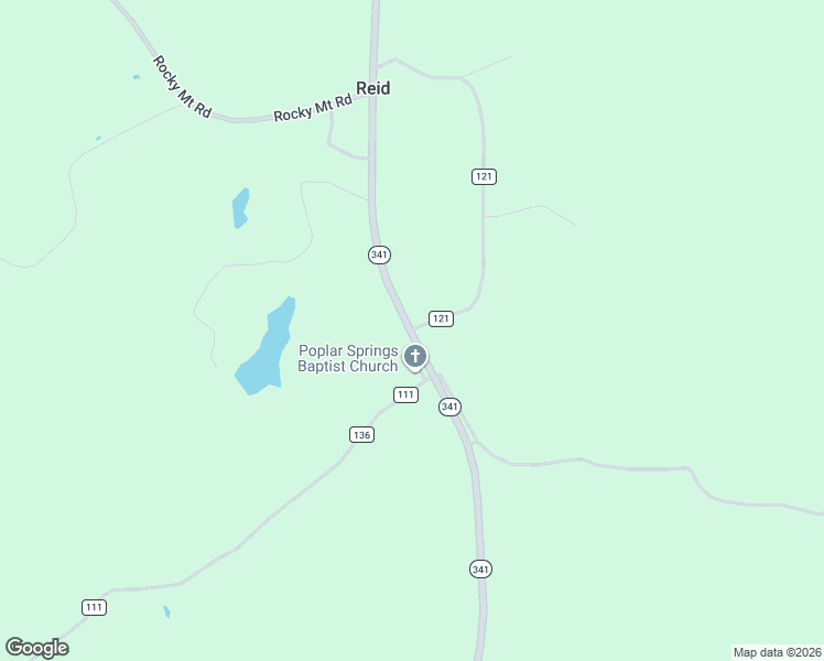 map of restaurants, bars, coffee shops, grocery stores, and more near 67 County Road 121 in Vardaman