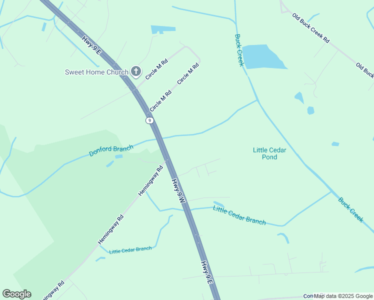map of restaurants, bars, coffee shops, grocery stores, and more near 2176 South Carolina 9 in Longs