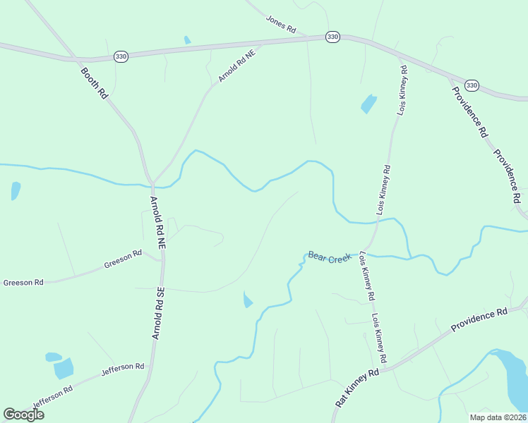 map of restaurants, bars, coffee shops, grocery stores, and more near 2500 Bear Creek Road in Statham