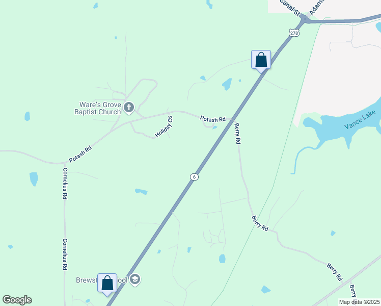 map of restaurants, bars, coffee shops, grocery stores, and more near 796 Piedmont Highway in Cedartown