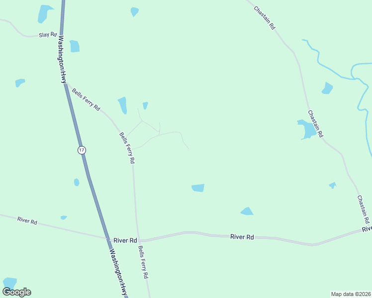 map of restaurants, bars, coffee shops, grocery stores, and more near 2724 Bells Ferry Road in Elberton