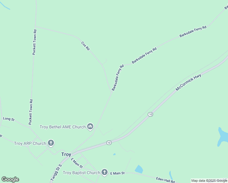 map of restaurants, bars, coffee shops, grocery stores, and more near 115 Cox Road in Troy
