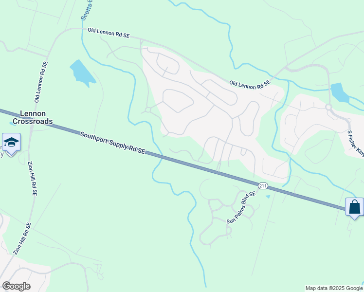 map of restaurants, bars, coffee shops, grocery stores, and more near 1216 mandevilla Drive Southeast in Bolivia