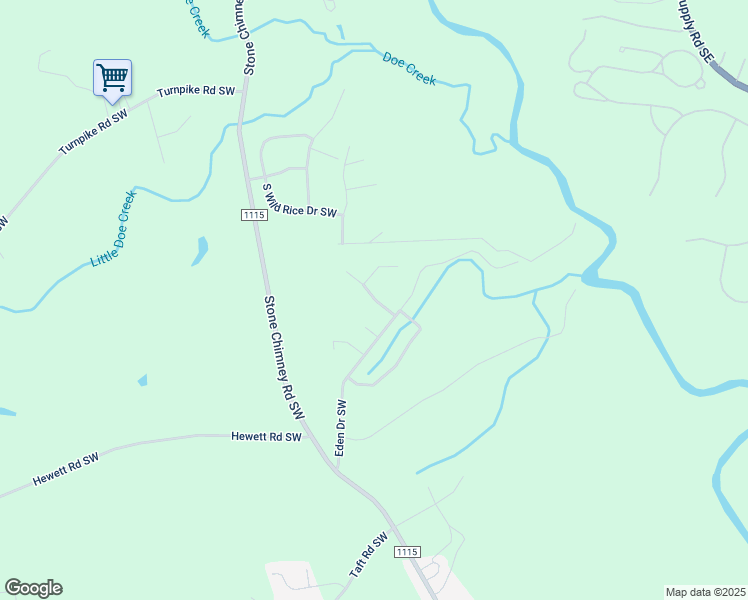 map of restaurants, bars, coffee shops, grocery stores, and more near 845 Compass Rose Lane Southwest in Brunswick County