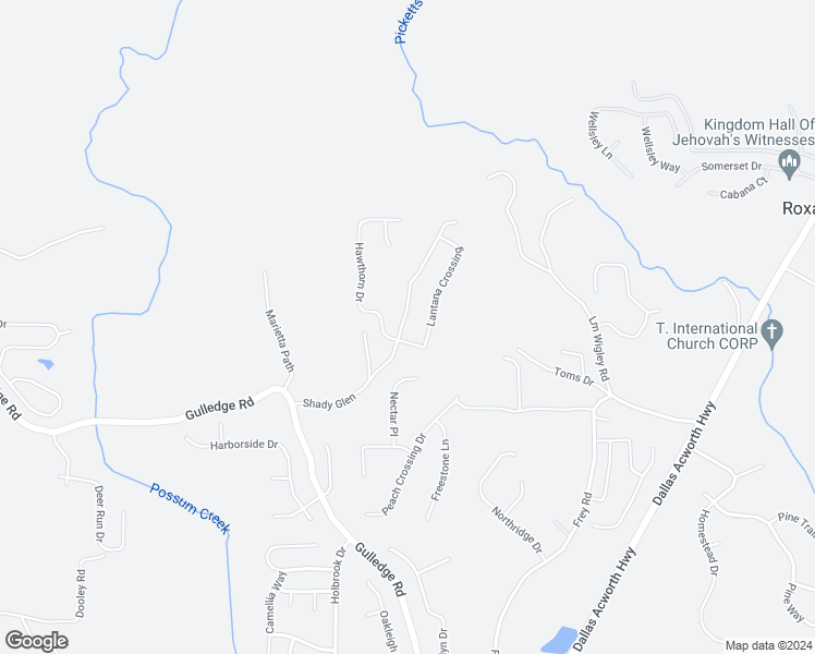map of restaurants, bars, coffee shops, grocery stores, and more near 342 Shady Glen in Dallas