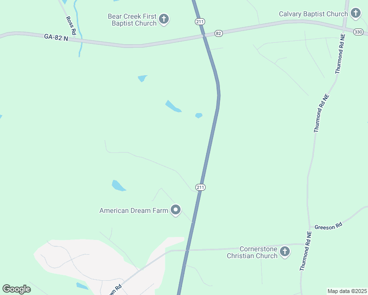 map of restaurants, bars, coffee shops, grocery stores, and more near 1837 Parker Drive in Statham