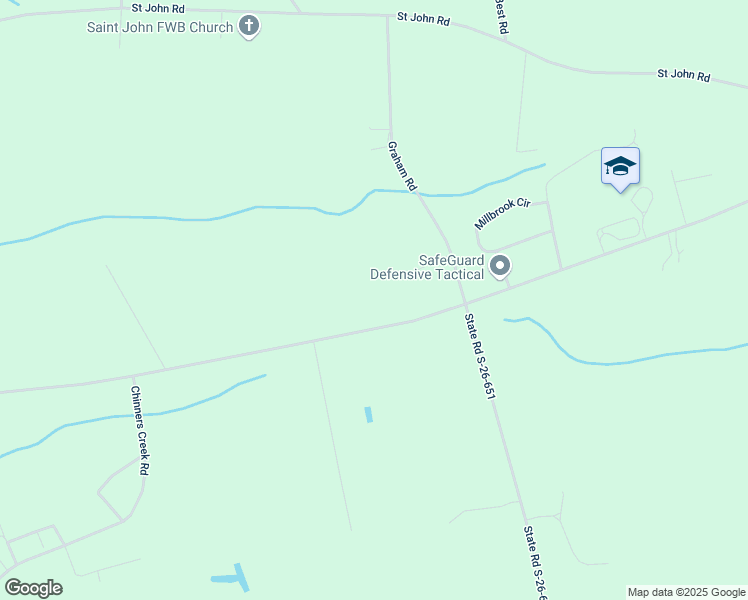 map of restaurants, bars, coffee shops, grocery stores, and more near 744 Frye Road in Galivants Ferry