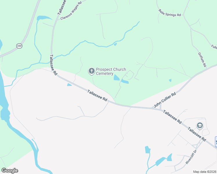 map of restaurants, bars, coffee shops, grocery stores, and more near 116 Prospect Church Road in Athens