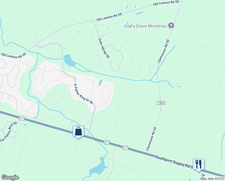 map of restaurants, bars, coffee shops, grocery stores, and more near 1879 Bards Drive Southeast in Bolivia