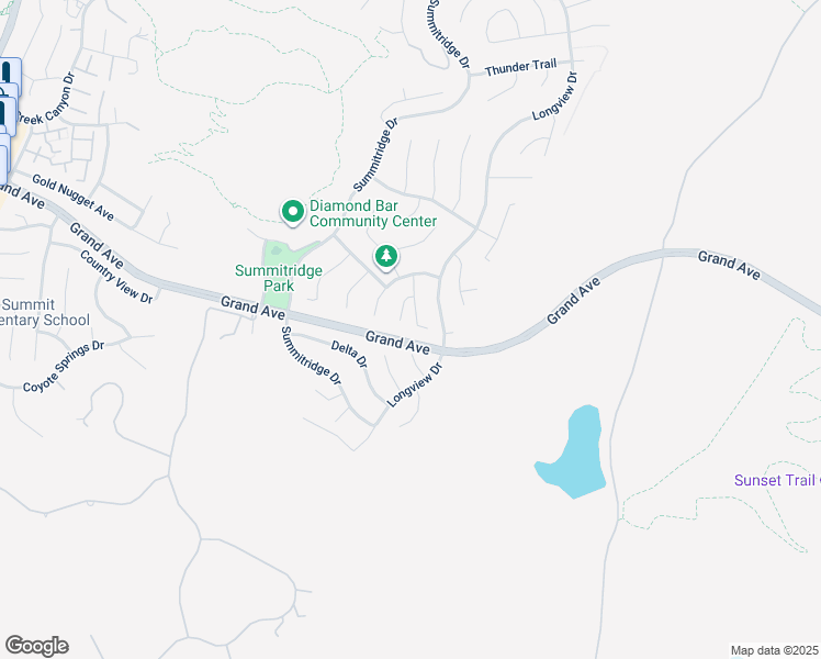 map of restaurants, bars, coffee shops, grocery stores, and more near 1333 Crestmont Drive in Diamond Bar