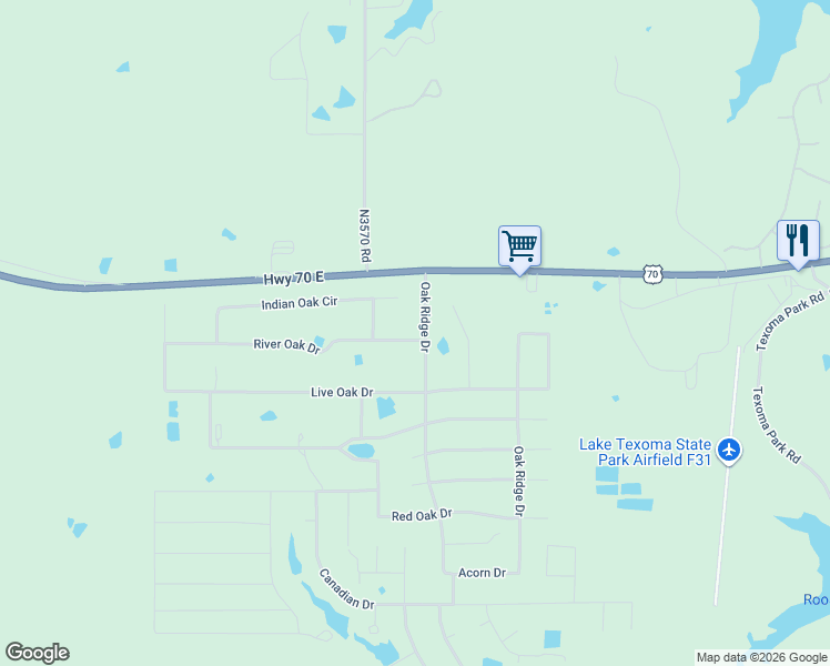 map of restaurants, bars, coffee shops, grocery stores, and more near 6909 River Oak Drive in Kingston