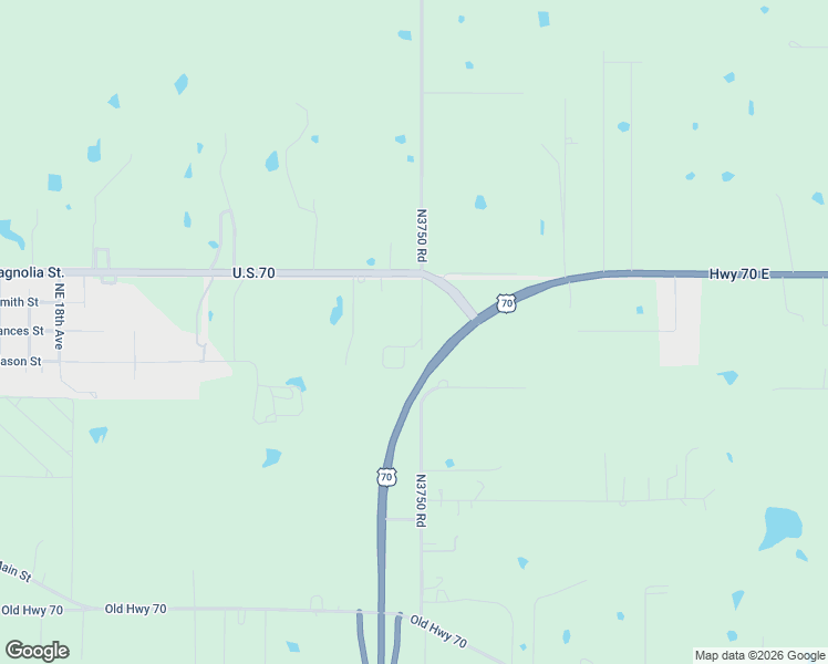 map of restaurants, bars, coffee shops, grocery stores, and more near 597 Sawmill Road in Durant