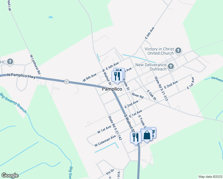 103 North Pamplico Highway, Pamplico SC Walk Score