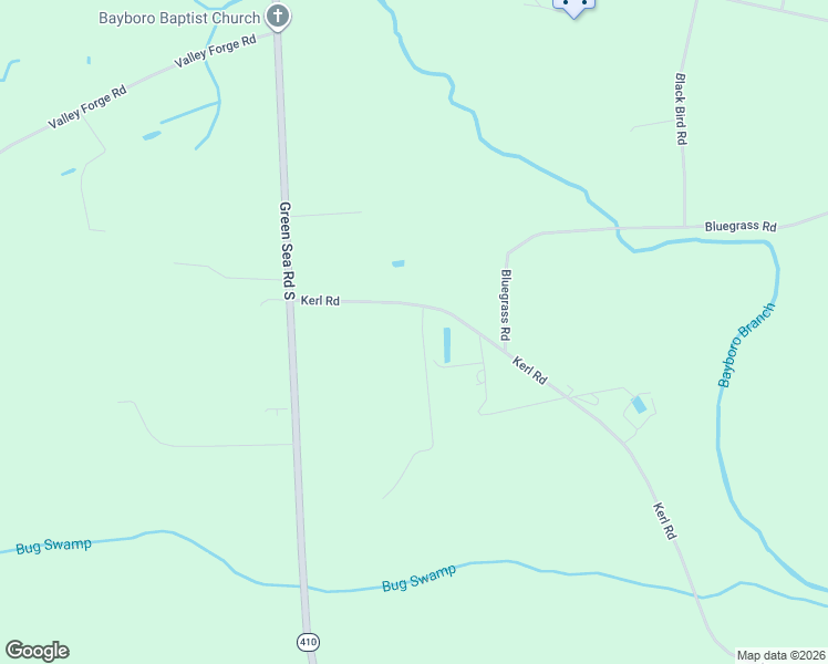 map of restaurants, bars, coffee shops, grocery stores, and more near 8407 Kerl Road in Conway