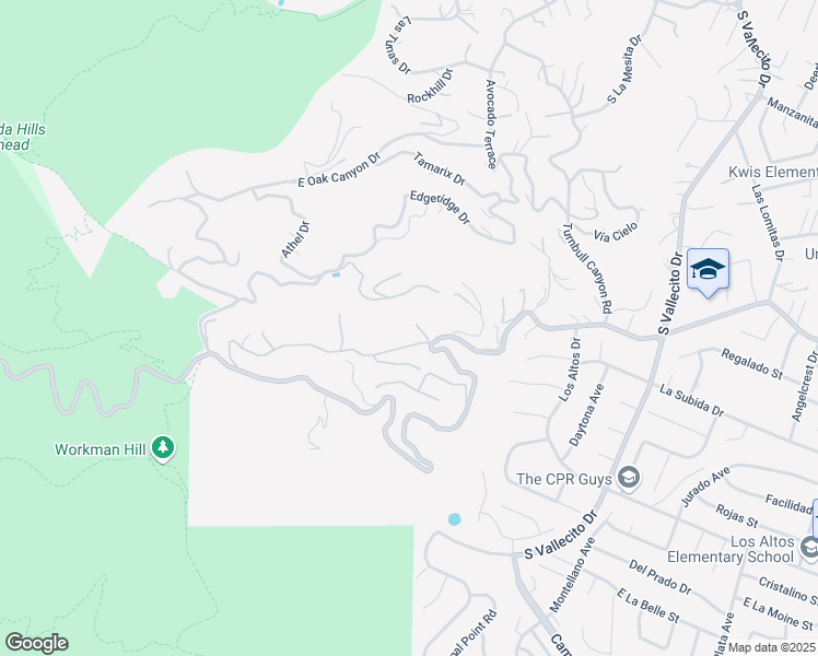 map of restaurants, bars, coffee shops, grocery stores, and more near 14702 Sugar Gum Road in La Puente