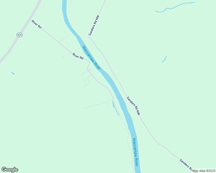 map of restaurants, bars, coffee shops, grocery stores, and more near 925 River Road in Tabor City