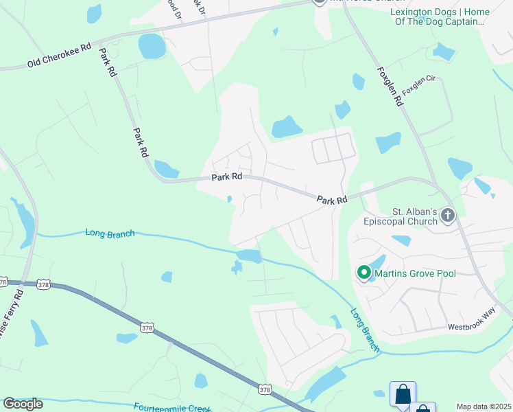 map of restaurants, bars, coffee shops, grocery stores, and more near 109 Dupre Mill Road in Lexington