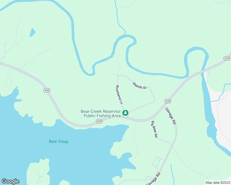 map of restaurants, bars, coffee shops, grocery stores, and more near 193 Riverbend Lane in Bogart