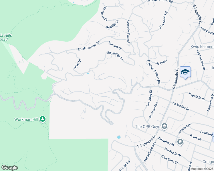 map of restaurants, bars, coffee shops, grocery stores, and more near 14702 Sugar Gum Road in La Puente