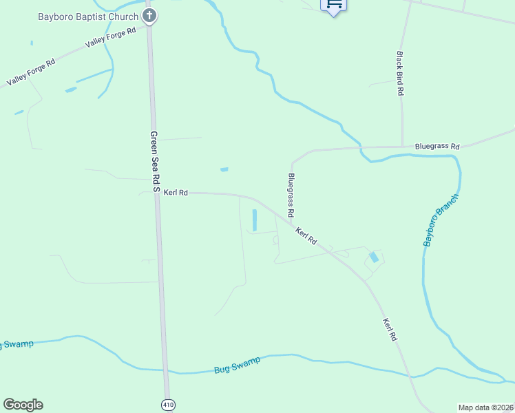 map of restaurants, bars, coffee shops, grocery stores, and more near 8407 Kerl Road in Conway