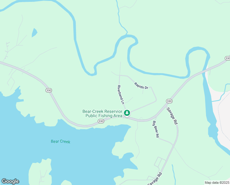 map of restaurants, bars, coffee shops, grocery stores, and more near 193 Riverbend Lane in Bogart