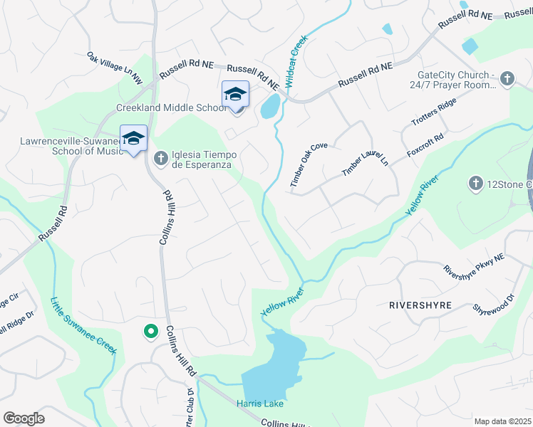 map of restaurants, bars, coffee shops, grocery stores, and more near 967 Sutherland Lane in Lawrenceville