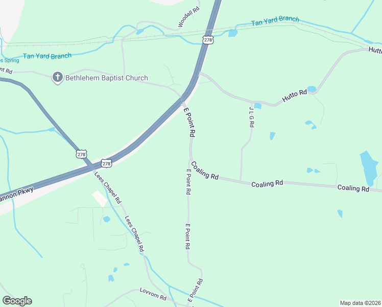 map of restaurants, bars, coffee shops, grocery stores, and more near 715 East Point Road in Cedartown