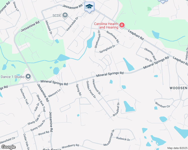 map of restaurants, bars, coffee shops, grocery stores, and more near 101 Kingston Court in Lexington