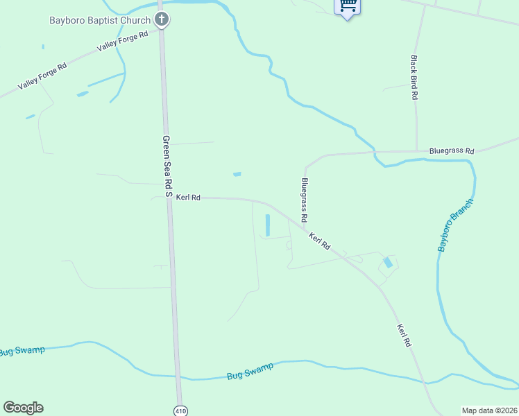 map of restaurants, bars, coffee shops, grocery stores, and more near 8407 Kerl Road in Conway