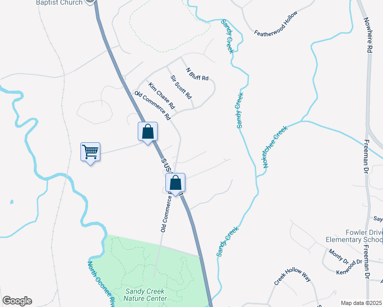 map of restaurants, bars, coffee shops, grocery stores, and more near 1110 Old Creek Road in Athens