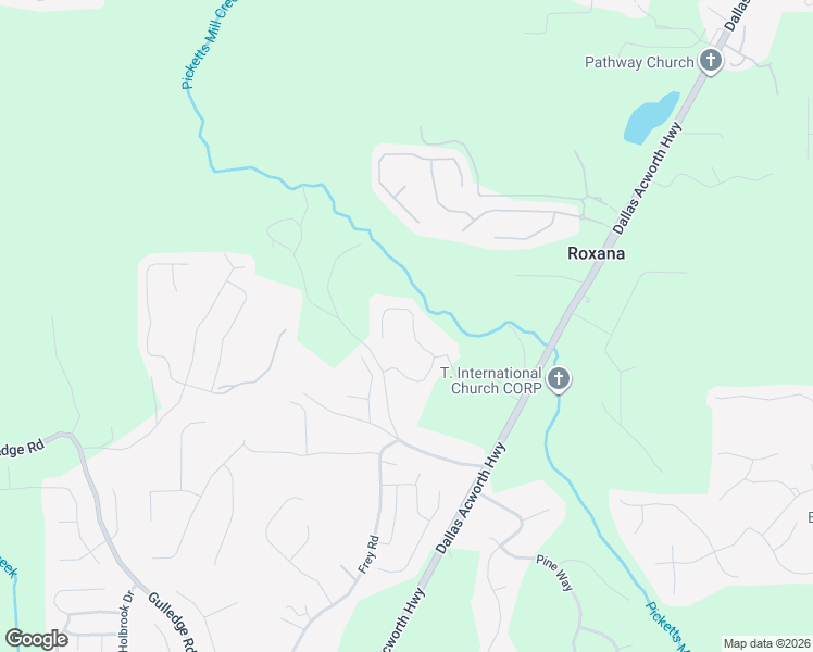 map of restaurants, bars, coffee shops, grocery stores, and more near 33 Creekstone Drive in Dallas