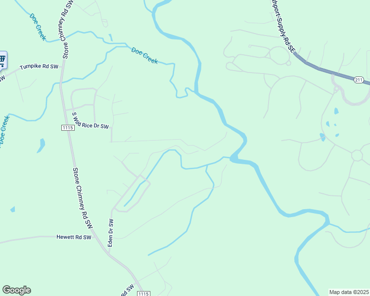 map of restaurants, bars, coffee shops, grocery stores, and more near 352 Eden Drive Southwest in Brunswick County