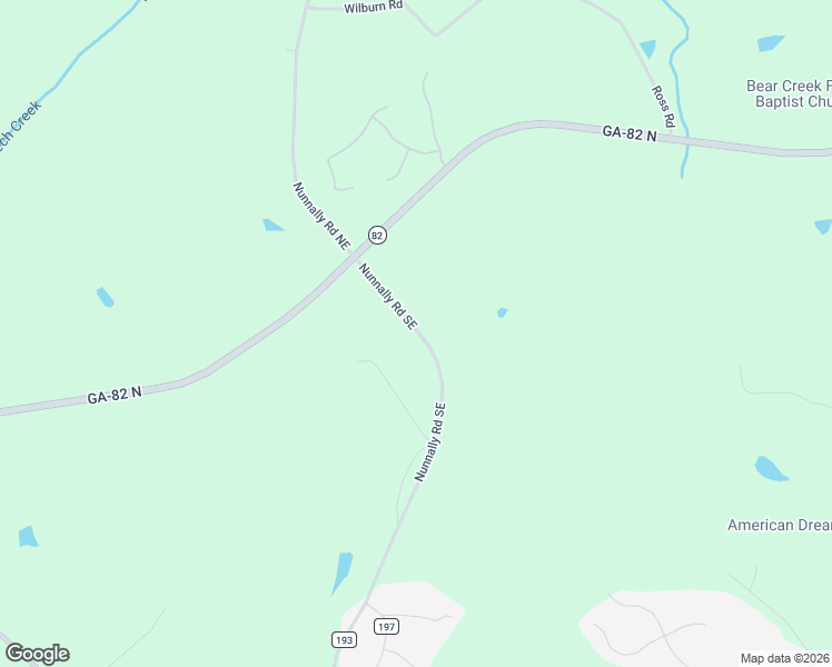 map of restaurants, bars, coffee shops, grocery stores, and more near 32 Nunnally Road Southeast in Winder