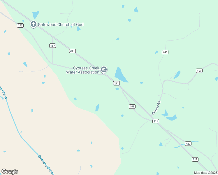 map of restaurants, bars, coffee shops, grocery stores, and more near 1390 County Road 211 in Coffeeville