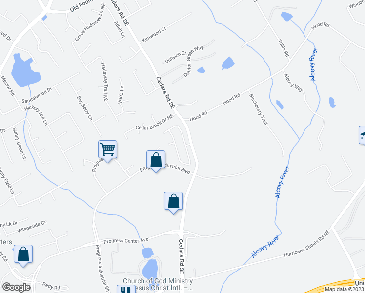 map of restaurants, bars, coffee shops, grocery stores, and more near 1557 Weatherbrook Circle in Lawrenceville