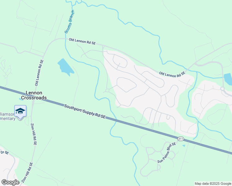 map of restaurants, bars, coffee shops, grocery stores, and more near 1210 Saint Simons Drive Southeast in Bolivia