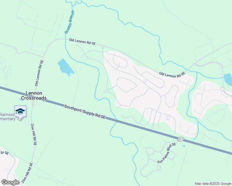map of restaurants, bars, coffee shops, grocery stores, and more near 1210 Saint Simons Drive Southeast in Bolivia