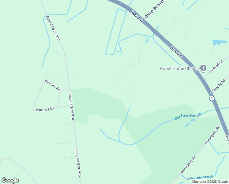 map of restaurants, bars, coffee shops, grocery stores, and more near 498 Castillo Drive in Loris