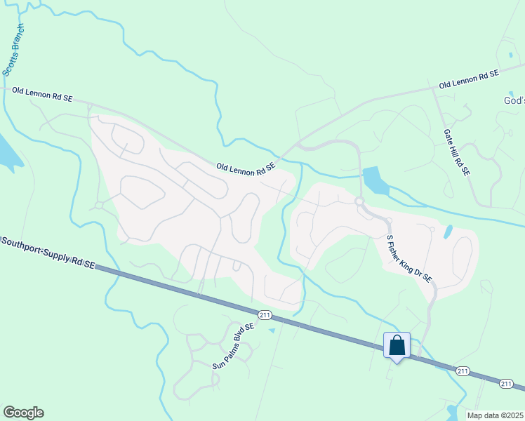 map of restaurants, bars, coffee shops, grocery stores, and more near 1219 Palatka Place Southeast in Bolivia