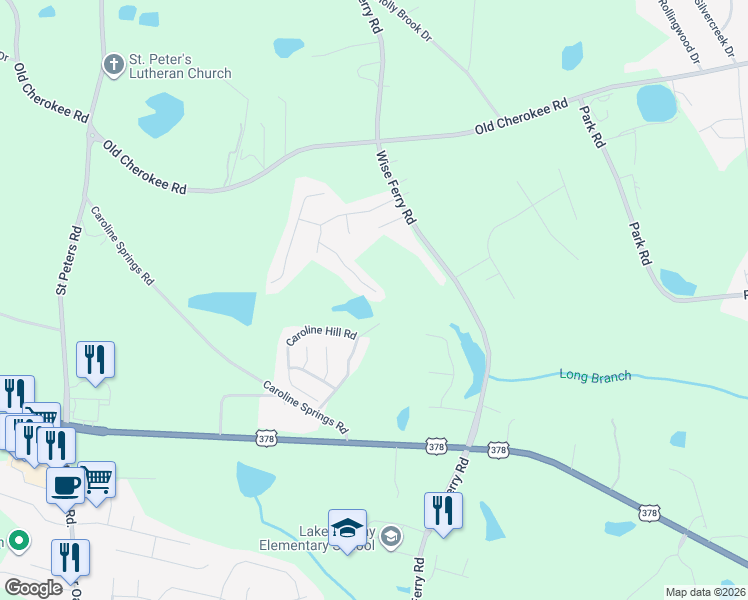 map of restaurants, bars, coffee shops, grocery stores, and more near 346 Spring Mist Court in Lexington
