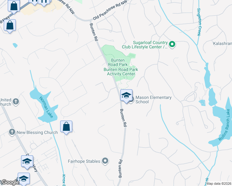 map of restaurants, bars, coffee shops, grocery stores, and more near 3030 Bunten Road in Duluth