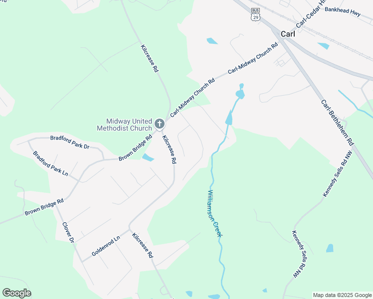 map of restaurants, bars, coffee shops, grocery stores, and more near 148 Crest Pointe Court in Auburn